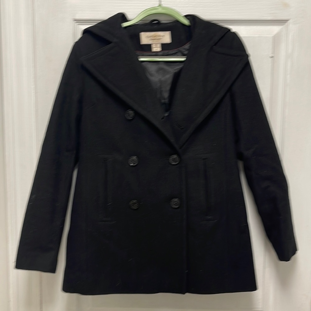 Covington Outerwear size small Hooded Peacoat